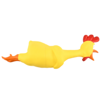Hilarious Rubber Chicken Christmas Tree Topper - Large 14"