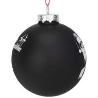 The Clausfather Movie Poster Parody Funny Glass Christmas Ornament