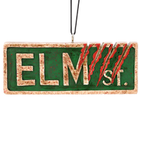 Elm St. Street Sign Halloween Ornament Creepy Decoration