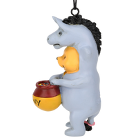 Winnie The Pooh and Eeyore Dressed up as Each Other for Trick or Treating Cute Halloween Ornaments