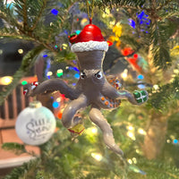 Christmas Kraken Sea Creature Ornament Octopus / Giant Squid