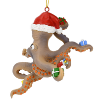 Christmas Kraken Sea Creature Ornament Octopus / Giant Squid