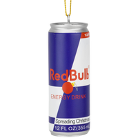 Red Bulb Christmas Can Drink Ornaments Funny Xmas Decoration