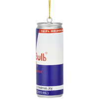 Red Bulb Christmas Can Drink Ornaments Funny Xmas Decoration