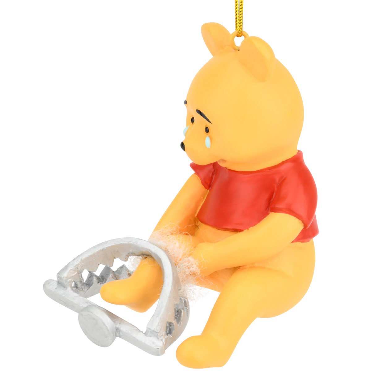 Winne The Pooh Caught in a Bear Trap Funny Christmas Ornament Decorati
