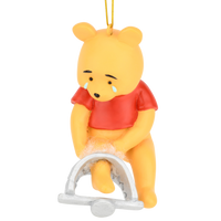 Winne The Pooh Caught in a Bear Trap Funny Christmas Ornament Decoration