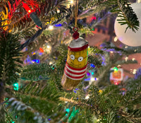 Where's Pickle? Funny Hiding Pickles Christmas Ornament Tradition