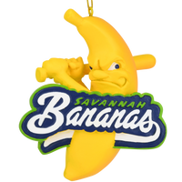 Tree Buddees x Savannah Bananas Logo Official Banana Ball Ornament - Limited Edition