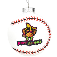 Tree Buddees x Party Animals Baseball 3D Shaped Glass Official Banana Ball Ornament - Limited Edition