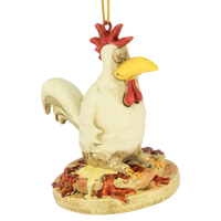 Chicken and Waffles Christmas Ornament Funny Decoration