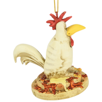 Chicken and Waffles Christmas Ornament Funny Decoration