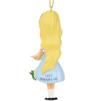 Alice in Wonderland Eating Magic Mushrooms Funny Christmas Ornaments