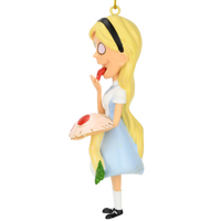 Alice in Wonderland Eating Magic Mushrooms Funny Christmas Ornaments