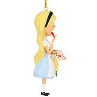 Alice in Wonderland Eating Magic Mushrooms Funny Christmas Ornaments
