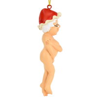 Naked Mrs. Claus Funny Nude Christmas Ornament Decoration