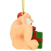 Seductive Santa Funny Naughty Christmas Ornament Decoration