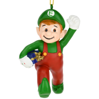 Super Elf Bros Fun & Unique Gamer Christmas Ornaments