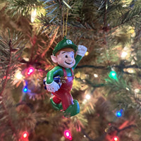 Super Elf Bros Fun & Unique Gamer Christmas Ornaments