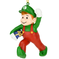 Super Elf Bros Fun & Unique Gamer Christmas Ornaments