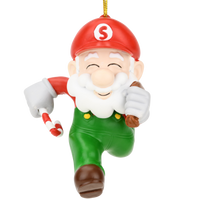 Super Santa Bros Fun & Unique Gamer Christmas Ornaments