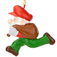 Super Santa Bros Fun & Unique Gamer Christmas Ornaments