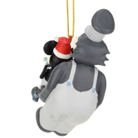 Stoned Boat Willie and Pete Funny Pot Smoking Christmas Ornament