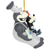Stoned Boat Willie and Pete Funny Pot Smoking Christmas Ornament
