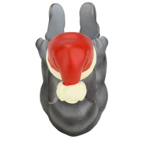 Playing Cat Christmas Ornament Display Holder 10" x 4.5" (Black Cat)