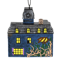 Spooky Haunted House Halloween Ornament Decoration