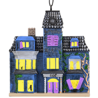 Spooky Haunted House Halloween Ornament Decoration