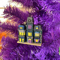 Spooky Haunted House Halloween Ornament Decoration