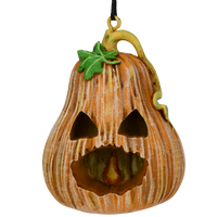 Rotten Pumpkin Jack-o'-lantern Halloween Ornament Decoration