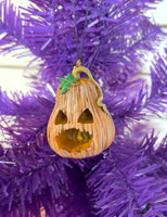 Rotten Pumpkin Jack-o'-lantern Halloween Ornament Decoration