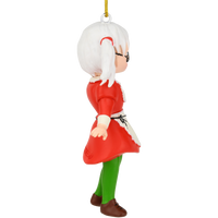 Anime Mrs. Claus Christmas Cartoon Character Ornament
