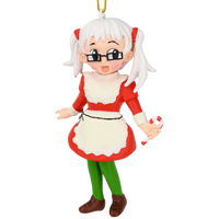 Anime Mrs. Claus Christmas Cartoon Character Ornament