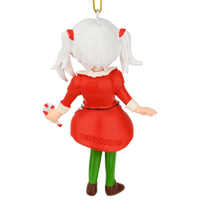 Anime Mrs. Claus Christmas Cartoon Character Ornament