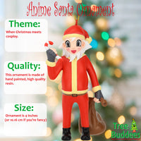 Anime Santa Claus Christmas Cartoon Character Ornament