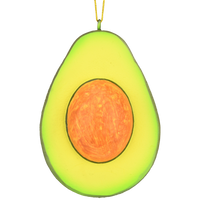 Sliced Avocado with Pit Christmas Ornament Food Tree Decoration