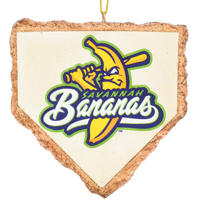 Tree Buddees x Savannah Bananas Home Plate Ornament - Limited Edition