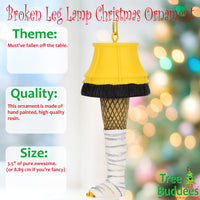 Broken Leg Lamp - A Christmas Story Movie Parody Christmas Ornament