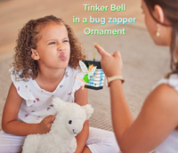 Tinker Bell in a Bug Zapper Funny Christmas Ornaments