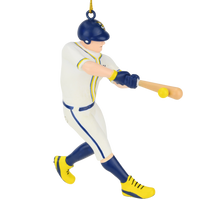 Tree Buddees x Savannah Bananas Player Official Banana Ball Ornament - Limited Edition (Light Tone Batter - White Jersey)