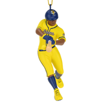 Tree Buddees x Savannah Bananas Player Official Banana Ball Ornament - Limited Edition (Dark Tone Batter - Yellow Jersey)