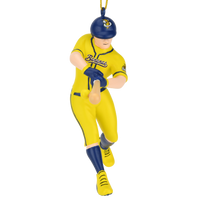 Tree Buddees x Savannah Bananas Player Official Banana Ball Ornament - Limited Edition (Light Tone Batter - Yellow Jersey)