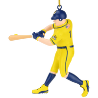 Tree Buddees x Savannah Bananas Player Official Banana Ball Ornament - Limited Edition (Light Tone Batter - Yellow Jersey)