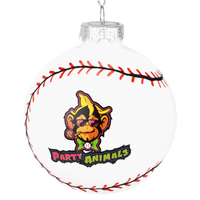 Tree Buddees x Party Animals Baseball 3D Shaped Glass Official Banana Ball Ornament - Limited Edition