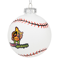 
              Tree Buddees x Party Animals Baseball 3D Shaped Glass Christmas Ornament
            