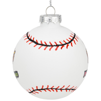 Tree Buddees x Party Animals Baseball 3D Shaped Glass Official Banana Ball Ornament - Limited Edition