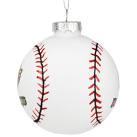 Tree Buddees x Party Animals Baseball 3D Shaped Glass Official Banana Ball Ornament - Limited Edition