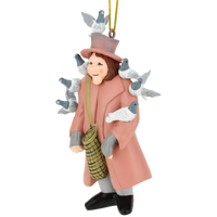 NYC Central Park Bird Pigeon Lady Christmas Ornament